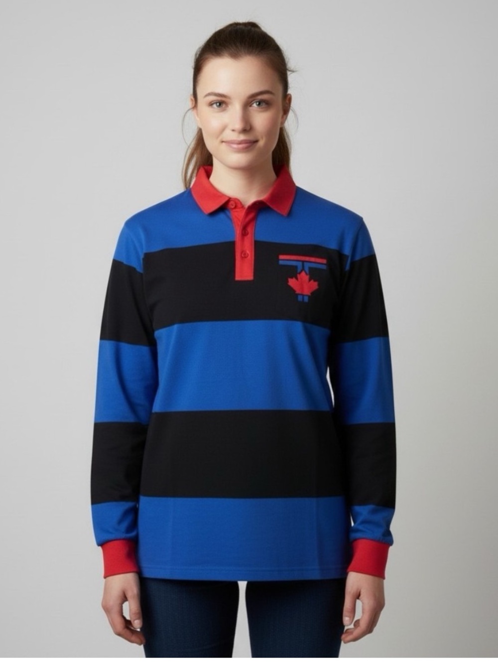 Toronto Blue Jays city connect rugby jersey Unisex size XL VEUC